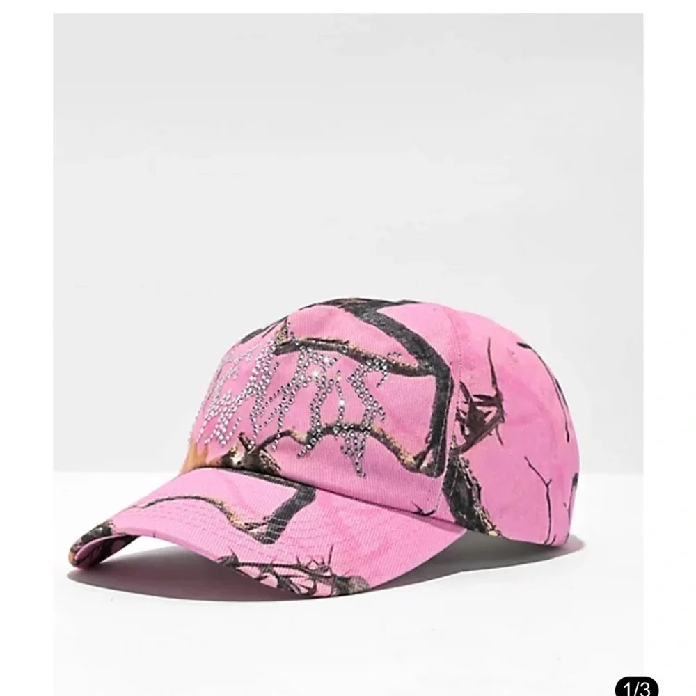 Personal Fears Rhinetree Pink Strapback Hat